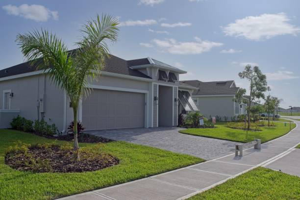 Residential Paver Driveway in Aubrey, TX